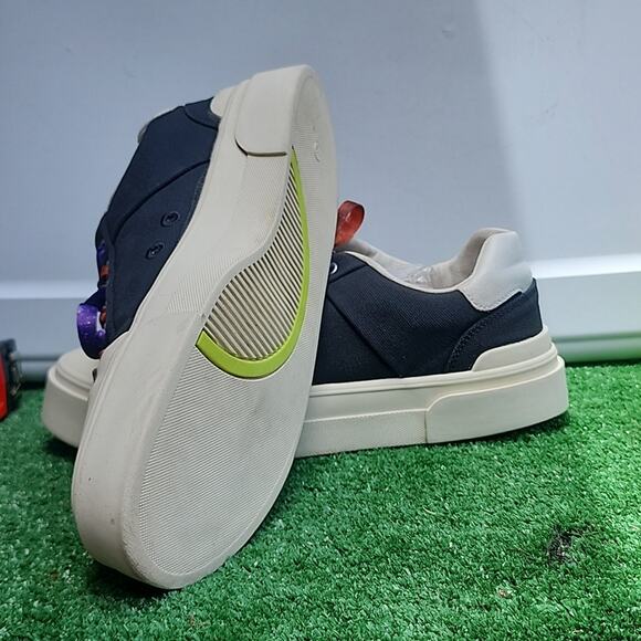 H&M X GOOD NEWS ALLDAY SNEAKERS GALAXY SHOELACES WOMEN'S SIZE 9 LIKE NEW - Picture 14 of 16